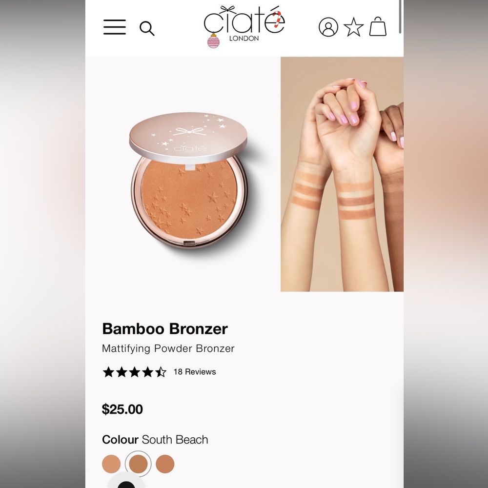 Bamboo bronzer • Palm island
